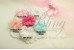 Blossom Chiffon Flower (no centre), Pack of 3